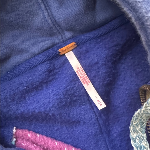 Free People Patchwork Hoodie/Tunic - Picture 6 of 7